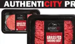 Bravo Supermarkets AUTHENTICITY PROVISIONS GRASS FED GROUND BEEF offer