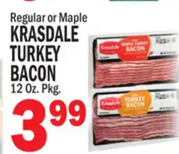 Bravo Supermarkets KRASDALE TURKEY BACON offer