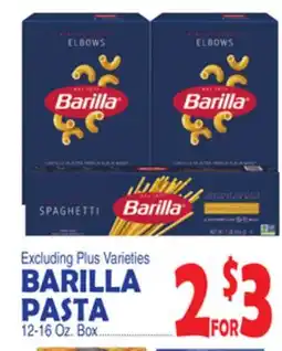 Bravo Supermarkets BARILLA PASTA offer