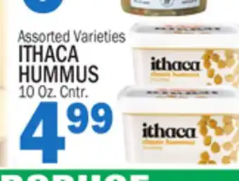 Bravo Supermarkets ITHACA HUMMUS offer