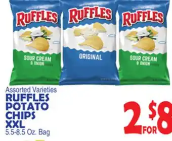 Bravo Supermarkets RUFFLES POTATO CHIPS XXL offer