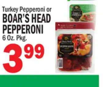 Bravo Supermarkets BOAR'S HEAD PEPPERONI offer