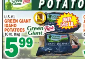 Bravo Supermarkets GREEN GIANT IDAHO POTATOES offer