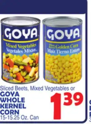 Bravo Supermarkets GOYA WHOLE KERNEL CORN offer