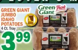 Bravo Supermarkets GREEN GIANT JUMBO IDAHO POTATOES offer