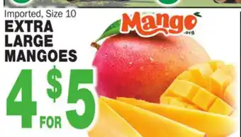 Bravo Supermarkets EXTRA LARGE LARGE MANGOES offer