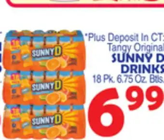 Bravo Supermarkets SUNNY D DRINKS offer