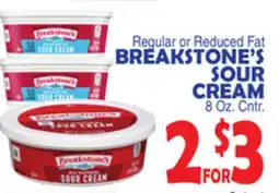 Bravo Supermarkets BREAKSTONE'S SOUR CREAM offer