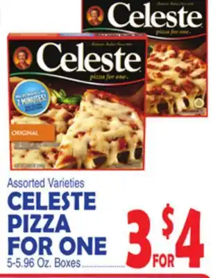 Bravo Supermarkets CELESTE PIZZA FOR ONE offer