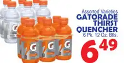 Bravo Supermarkets GATORADE THIRST QUENCHER offer