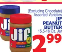 Bravo Supermarkets JIF PEANUT BUTTER offer