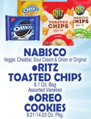 Bravo Supermarkets NABISCO • RITZ TOASTED CHIPS • OREO COOKIES offer