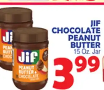 Bravo Supermarkets JIF CHOCOLATE PEANUT BUTTER offer