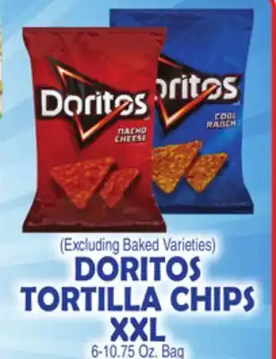 Bravo Supermarkets DORITOS TORTILLA CHIPS XXL offer