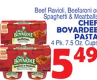 Bravo Supermarkets CHEF BOYARDEE PASTA offer