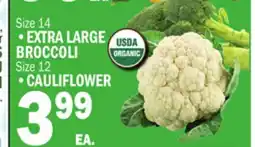 Bravo Supermarkets Size 14 EXTRA LARGE BROCCOLI offer