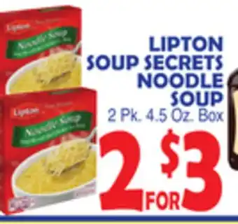 Bravo Supermarkets LIPTON SOUP SECRETS NOODLE SOUP offer