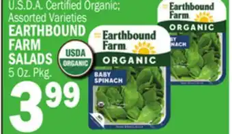 Bravo Supermarkets EARTHBOUND FARM SALADS offer