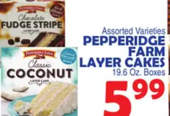 Bravo Supermarkets PEPPERIDGE FARM LAYER CAKES offer