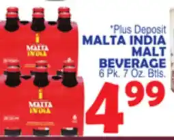 Bravo Supermarkets MALTA INDIA MALT BEVERAGE offer