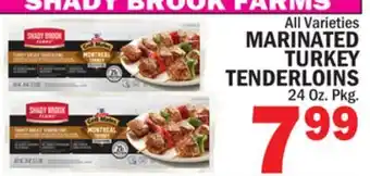 Bravo Supermarkets SHADY BROOK FARMS MARINATED TURKEY TENDERLOINS offer