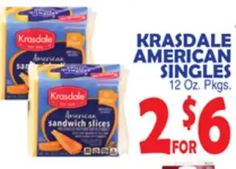 Bravo Supermarkets KRASDALE AMERICAN SINGLES offer