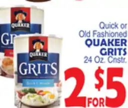 Bravo Supermarkets QUAKER GRITS offer