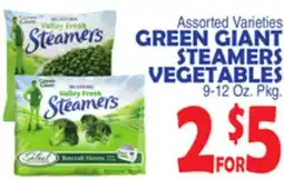 Bravo Supermarkets GREEN GIANT STEAMERS VEGETABLES offer