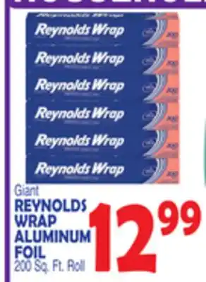 Bravo Supermarkets REYNOLDS WRAP ALUMINUM FOIL offer