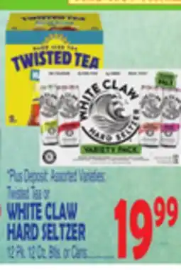 Bravo Supermarkets TWISTED TEA OR WHITE CLAW HARD SELTZER offer