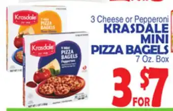 Bravo Supermarkets KRASDALE MINI PIZZA BAGELS offer