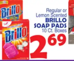 Bravo Supermarkets BRILLO SOAP PADS offer