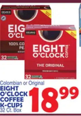 Bravo Supermarkets EIGHT O'CLOCK COFFEE K-CUPS offer