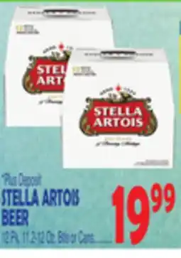 Bravo Supermarkets STELLA ARTOIS BEER offer