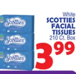 Bravo Supermarkets SCOTTIES FACIAL TISSUES offer