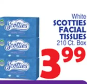 Bravo Supermarkets SCOTTIES FACIAL TISSUES offer