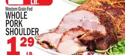 C Town WHOLE PORK SHOULDER offer