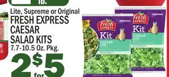 C Town FRESH EXPRESS CAESAR SALAD KITS offer