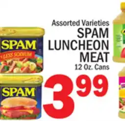 C Town SPAM LUNCHEON MEAT offer