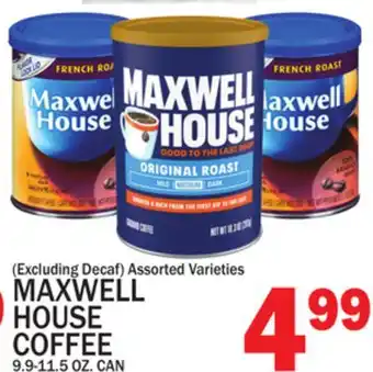 C Town MAXWELL HOUSE COFFEE offer