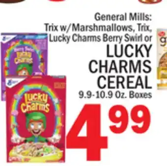 C Town LUCKY CHARMS CEREAL offer