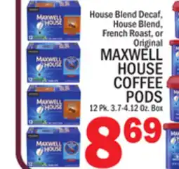 C Town MAXWELL HOUSE COFFEE PODS offer