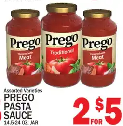 C Town PREGO PASTA SAUCE offer