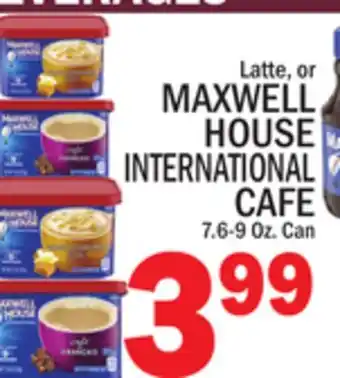 C Town MAXWELL HOUSE INTERNATIONAL CAFE offer