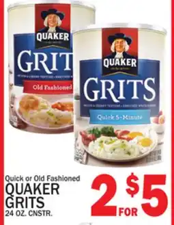 C Town QUAKER GRITS offer