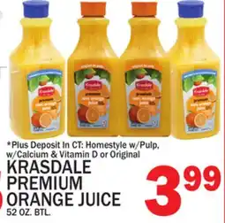 C Town KRASDALE PREMIUM ORANGE JUICE offer