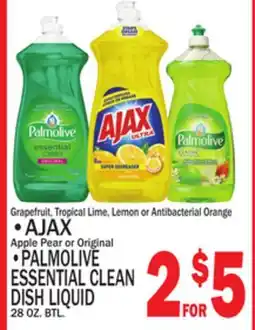 C Town • AJAX Apple Pear or Original • PALMOLIVE ESSENTIAL CLEAN DISH LIQUID offer