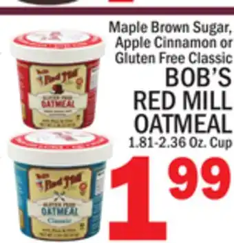 C Town BOB'S RED MILL OATMEAL offer