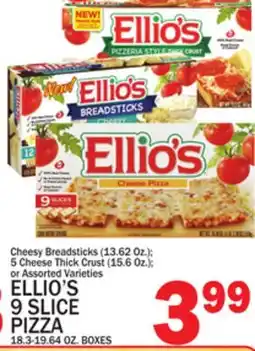 C Town ELLIO'S 9 SLICE PIZZA 18.3-19.64 OZ. BOXES offer