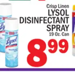 C Town LYSOL DISINFECTANT SPRAY offer